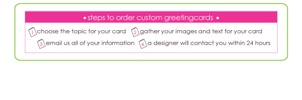 Tpeace Greetings Custom Cards Steps to Order Cards